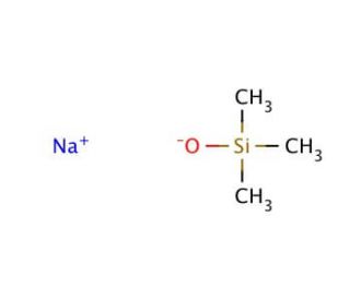 Sodium trimethylsilanolate (CAS 18027-10-6) - chemical structure image