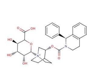 Solifenacin N-&beta;-D-Glucuronide - chemical structure image
