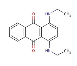 Solvent blue 59 (CAS 6994-46-3) - chemical structure image