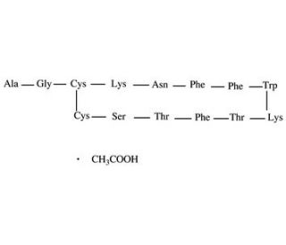Somatostatin Acetate (CAS 38916-34-6) - chemical structure image