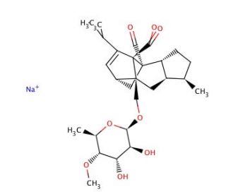 Sordarin sodium salt (CAS 463356-00-5) - chemical structure image