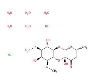 Spectinomycin dihydrochloride pentahydrate (CAS 22189-32-8) - chemical structure image