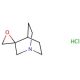 Spiro[1-azabicyclo[2.2.2]octane-3,2′-oxirane] Hydrochloride (CAS 64168-68-9) - chemical structure image