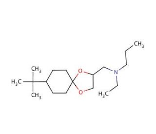 Spiroxamine (CAS 118134-30-8) - chemical structure image