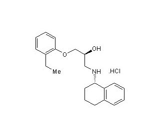 SR 59230A hydrochloride (CAS 1135278-41-9) - chemical structure image