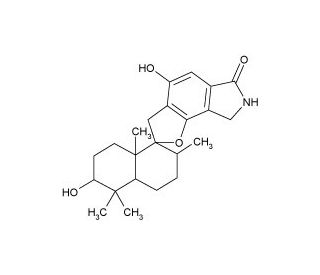 Stachybotrylactam (CAS 163391-76-2) - chemical structure image