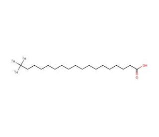 Stearic acid-18,18,18-d3 (CAS 62163-39-7) - chemical structure image