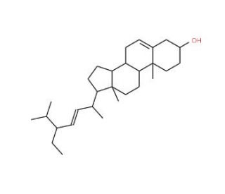 Stigmasterol (CAS 83-48-7) - chemical structure image