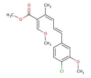 Strobilurin B (CAS 65105-52-4) - chemical structure image