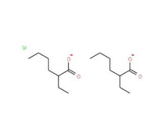 Strontium 2-ethylhexanoate (CAS 2457-02-5) - chemical structure image