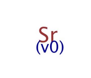 Strontium (CAS 7440-24-6) - chemical structure image