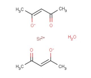 Strontium acetylacetonate hydrate (CAS 12193-47-4) - chemical structure image