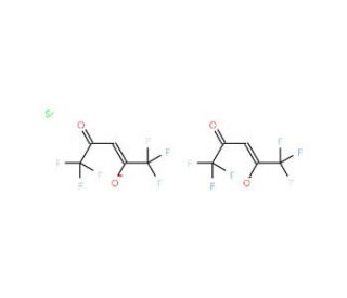 Strontium hexafluoroacetylacetonate (CAS 12012-89-3) - chemical structure image