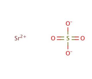 Strontium sulfate (CAS 7759-02-6) - chemical structure image