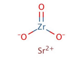 Strontium zirconate (CAS 12036-39-4) - chemical structure image