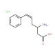 Styryl-L-beta-homoalanine hydrochloride (CAS 270263-08-6) - chemical structure image