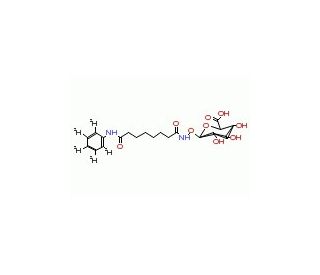 Suberoylanilide-d5 Hydroxamic Acid &beta;-D-Glucuronide - chemical structure image
