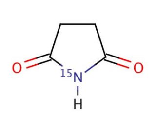 Succinimide-15N (CAS 32807-36-6) - chemical structure image