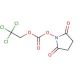 Succinimidyl 2,2,2-trichloroethyl carbonate (CAS 66065-85-8) - chemical structure image