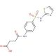 Succinylsulfathiazole (CAS 116-43-8) - chemical structure image