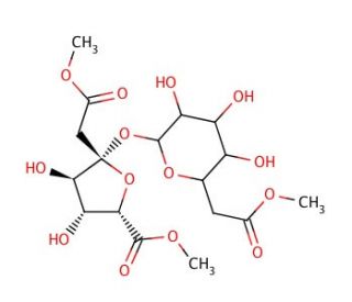 Sucrose 1,6,6&prime;-Tricarboxylate Trimethyl Ester - chemical structure image