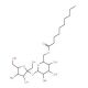 Sucrose monocaprate (CAS 31835-06-0) - chemical structure image