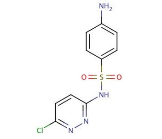 Sulfachloropyridazine (CAS 80-32-0) - chemical structure image