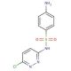 Sulfachloropyridazine (CAS 80-32-0) - chemical structure image