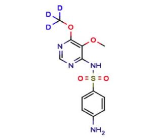 Sulfadoxine-d3 (CAS 1262770-70-6) - chemical structure image