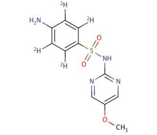 Sulfameter-d4 - chemical structure image