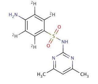 Sulfamethazine-d4 (CAS 1020719-82-7) - chemical structure image
