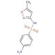 Sulfamethoxazole (CAS 723-46-6�) - chemical structure image