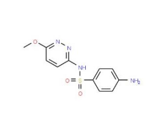 Sulfamethoxypyridazine (CAS 80-35-3) - chemical structure image