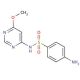 Sulfamonomethoxine (CAS 1220-83-3) - chemical structure image