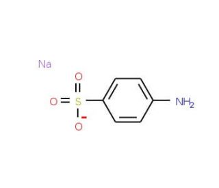 Sulfanilic Acid Sodium Salt Hydrate (CAS 123333-70-0) - chemical structure image