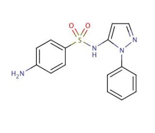 Sulfaphenazole (CAS 526-08-9) - chemical structure image