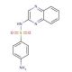 Sulfaquinoxaline (CAS 59-40-5) - chemical structure image