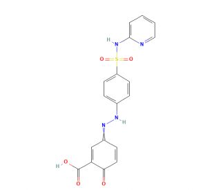 Sulfasalazine (CAS 599-79-1) - chemical structure image