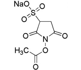 sulfo-NHS-acetate (CAS 152305-87-8) - chemical structure image