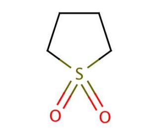 Sulfolane (CAS 126-33-0) - chemical structure image