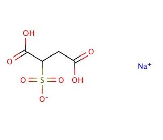 Sulfosuccinic Acid Sodium Salt (CAS 29454-16-8) - chemical structure image