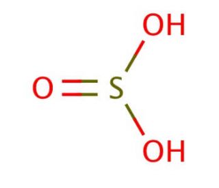 Sulfur dioxide solution (CAS 7782-99-2) - chemical structure image