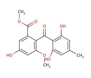 Sulochrin (CAS 519-57-3) - chemical structure image