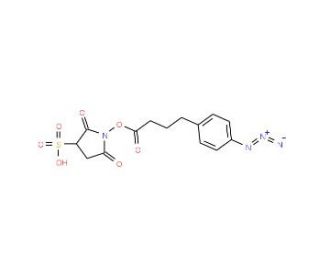 Sulphosuccinimidyl 4-(4-azidophenyl)butyrate - chemical structure image