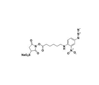 Sulphosuccinimidyl 6-(4&prime;-azido-2&prime;-nitrophenylamino)hexanoate (CAS 102568-43-4) - chemical structure image