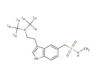 Sumatriptan-d6 (CAS 1020764-38-8) - chemical structure image