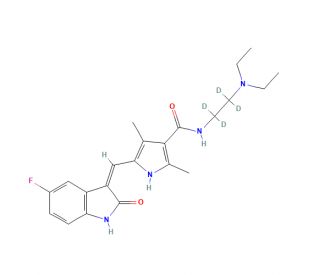 Sunitinib-d4 - chemical structure image