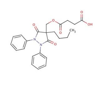 Suxibuzone (CAS 27470-51-5) - chemical structure image