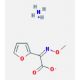 Syn-2-methoxyimino-2-(2-furyl)-acetic acid ammonium salt (CAS 97148-39-5) - chemical structure image