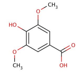 Syringic acid (CAS 530-57-4) - chemical structure image